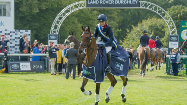 Pippa Funnell wins Burghley in 2019