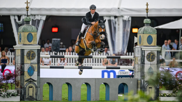 Scott Brash and Hello Jefferson win the Longines grand prix of St Gallen.