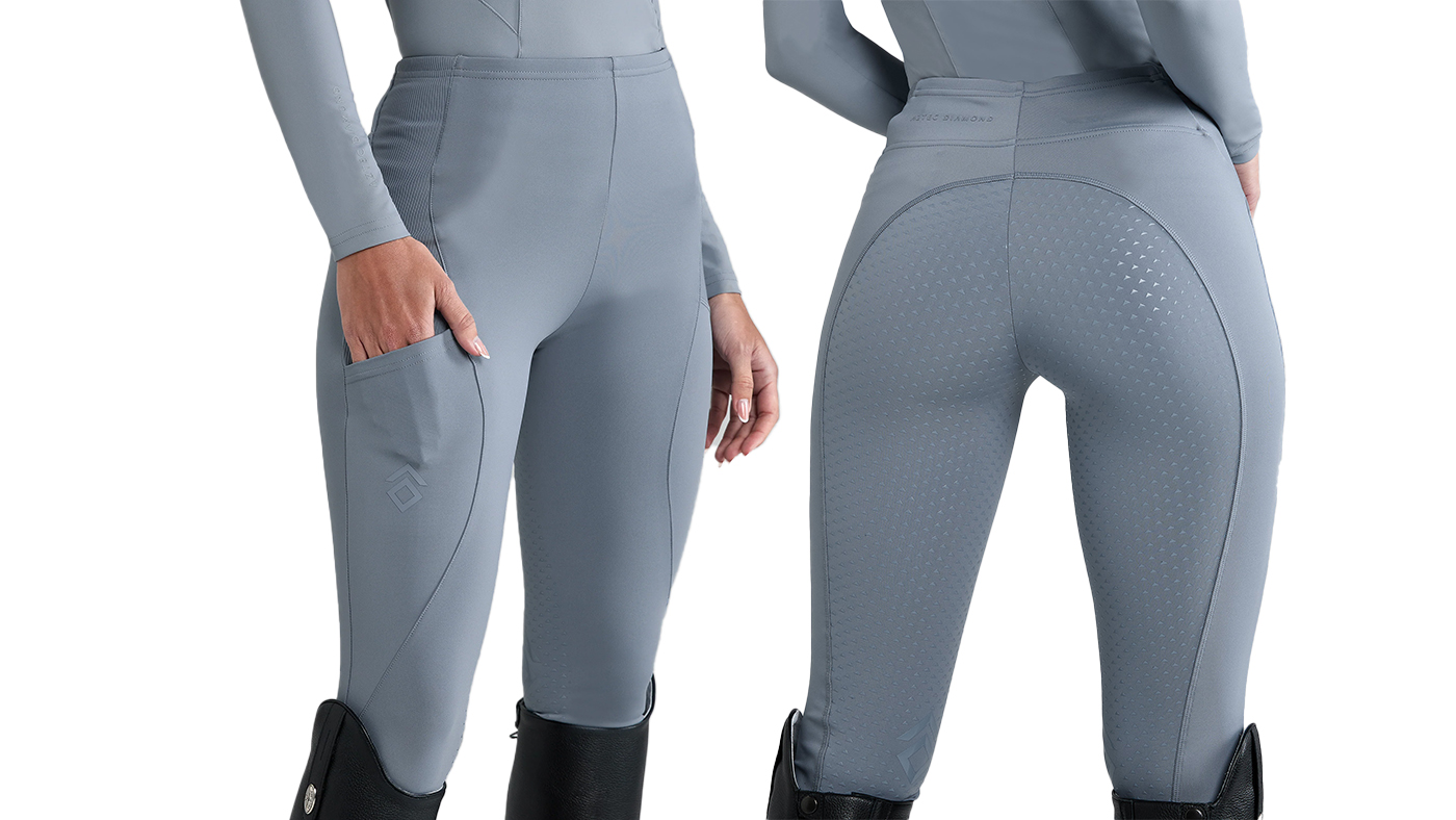 Aztec Diamond Core Riding Leggings