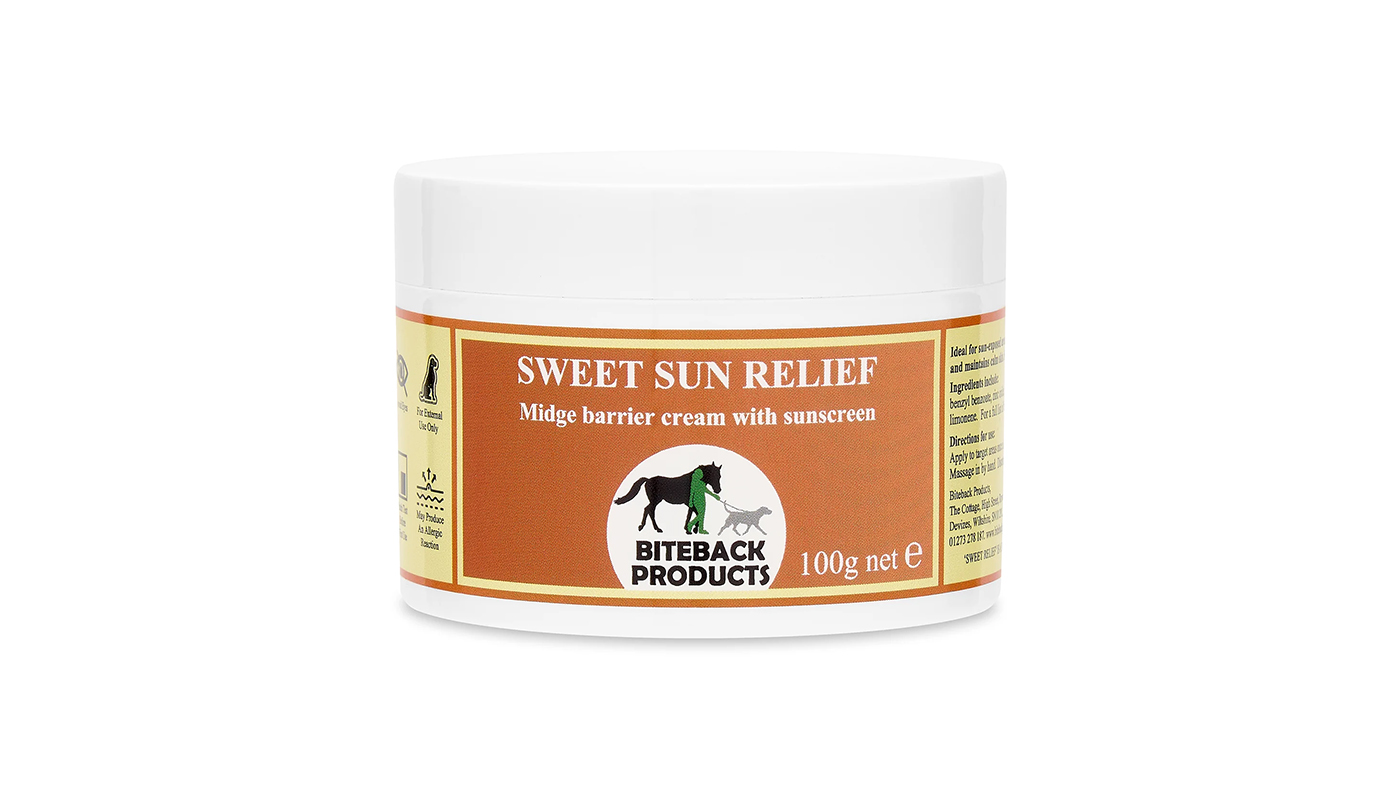 Biteback Products Sweet Sun Relief 100g midge barrier cream with sunblock