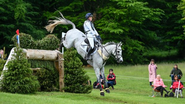 Bramham Horse Trials cross-country: Bubby Upton and Its Cooley Time