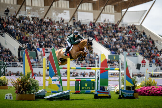 Cian O'Connor competing in the Nations Cup of La Baule, France.