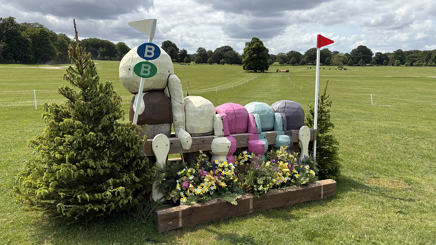Bramham Horse Trials cross-country course 2025: fence 3b