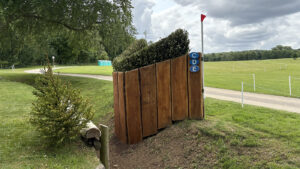 Bramham Horse Trials cross-country course 2025: fence 6cde