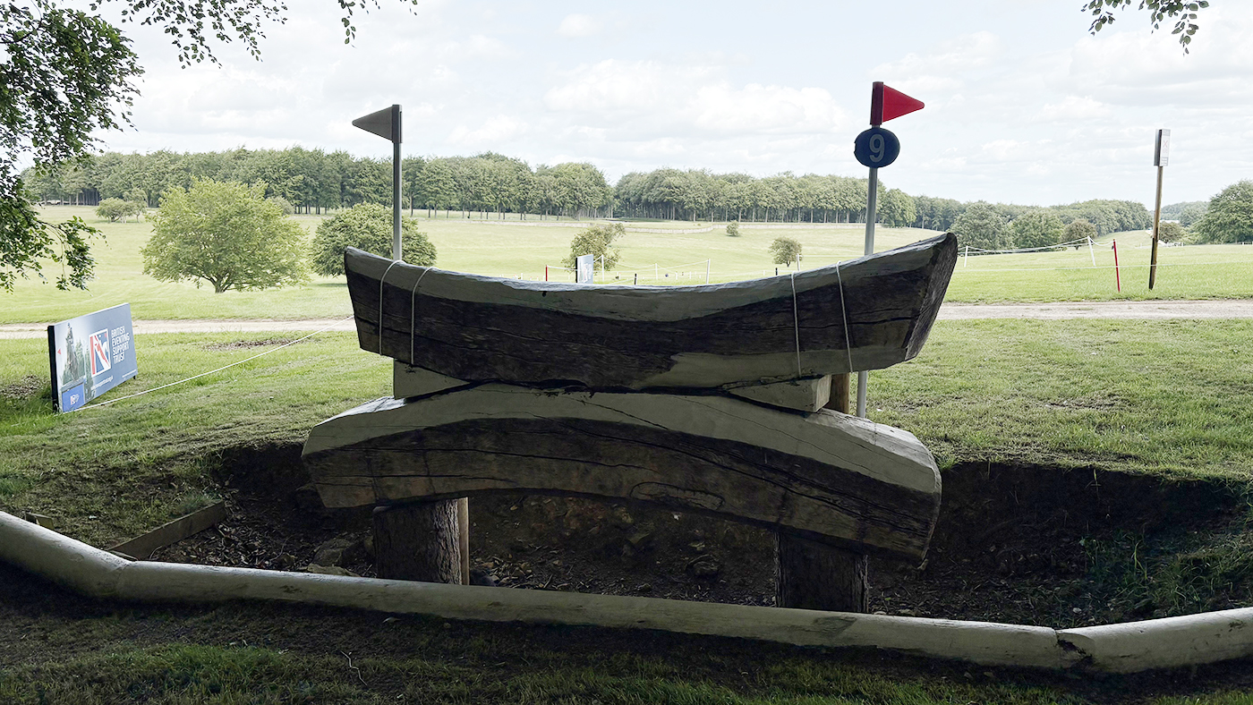 Bramham Horse Trials cross-country course 2025: fence 9