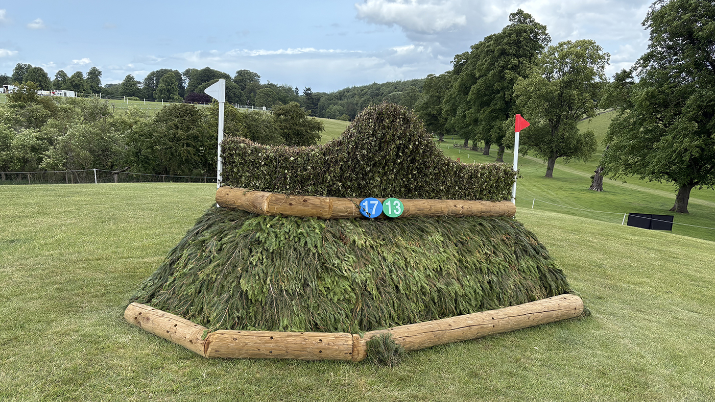 Bramham Horse Trials cross-country course 2025: fence 17