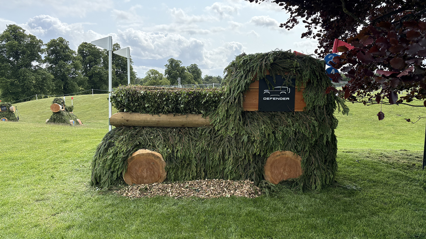 Bramham Horse Trials cross-country course 2025: fence 21a