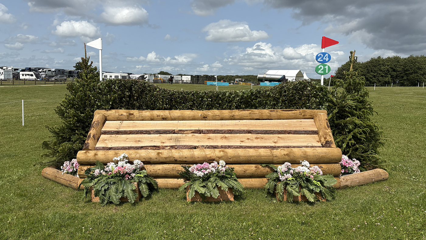 Bramham Horse Trials cross-country course 2025: fence 24