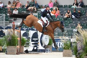 Great Britain's Ben Maher pictured at the European Showjumping Championships.