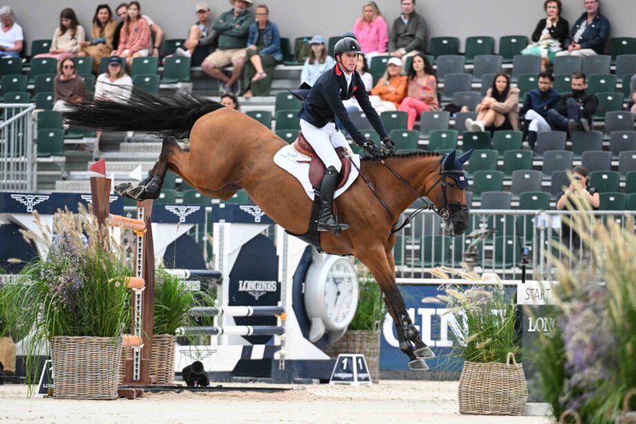 Great Britain's Ben Maher pictured at the European Showjumping Championships.