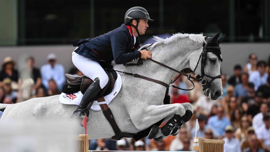 Donald Whitaker is one of four Brits to make it through to the European Showjumping Championships individual final second round.