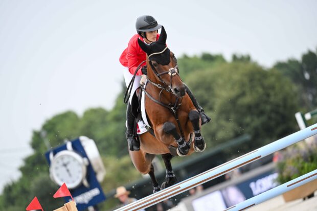 Janika Sprunger pictured at the European Showjumping Championships.