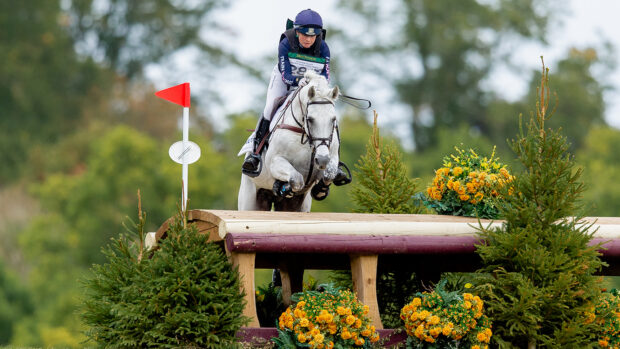 Piggy March pilots Halo to a win in the eight- and nine-year-old class at Blenheim in 2022.
