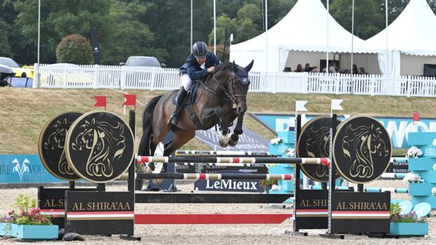 Oliver Greenall and O’Balou De Bourguignon at Bolesworth International.