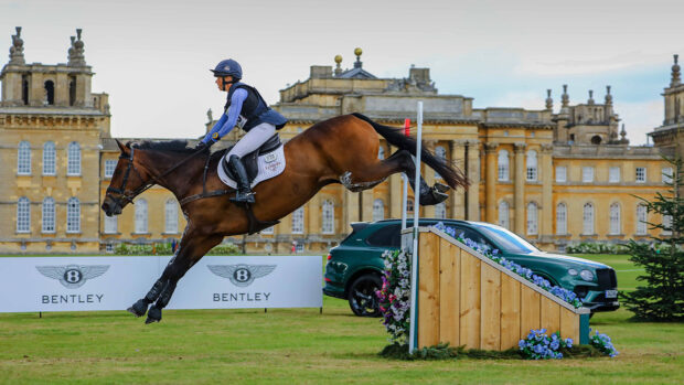 Reigning European champions Ros Canter and Lordships Graffalo, pictured competing at Blenheim in 2021.