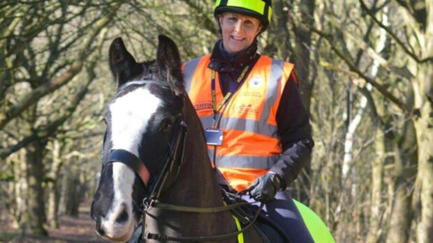 Sarah Hills and Robbie.