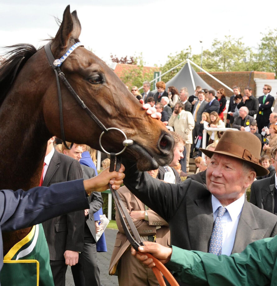 Pictured: the late racehorse trainer Barry Hills.