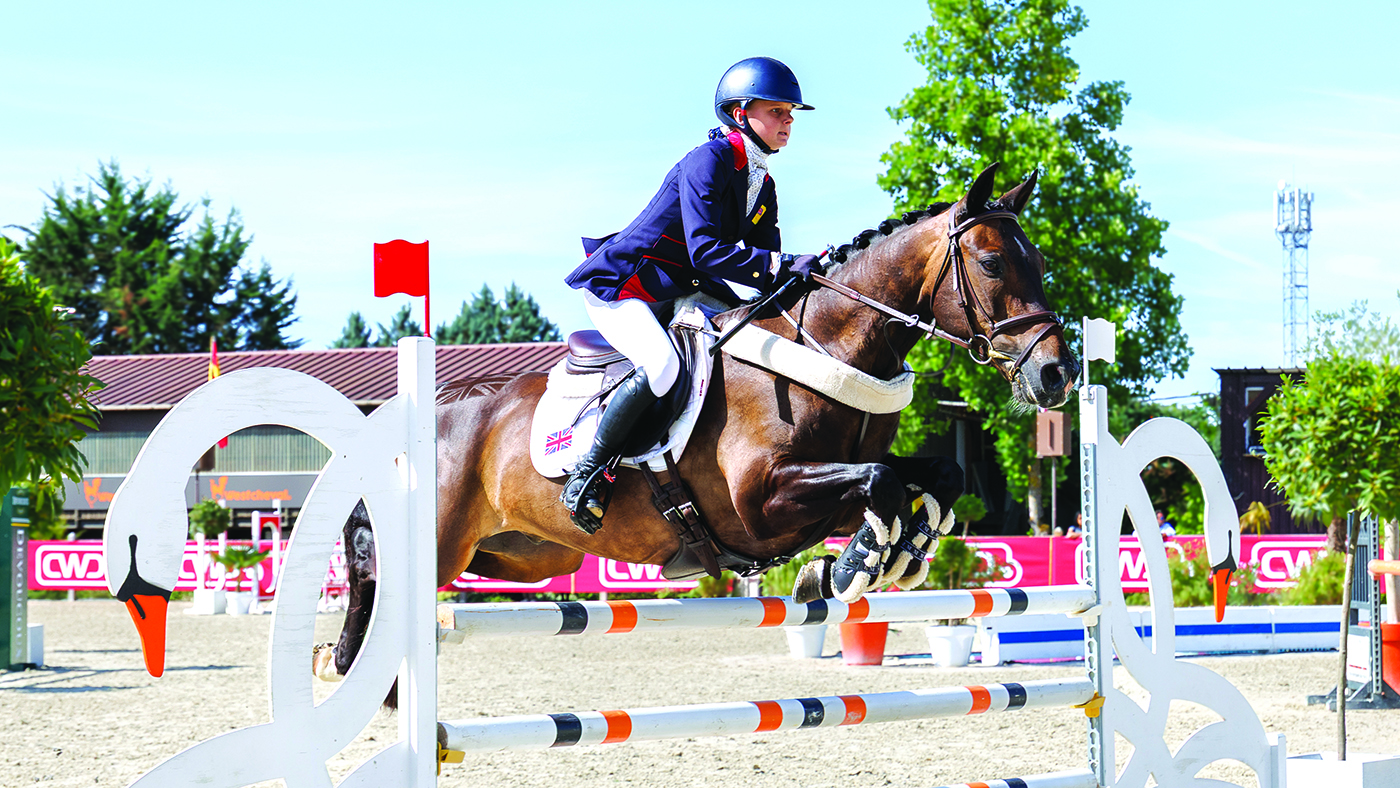 Annabel Ridgway and Akim De L’Arquerie claim individual bronze at the 2025 pony European Eventing Championships.