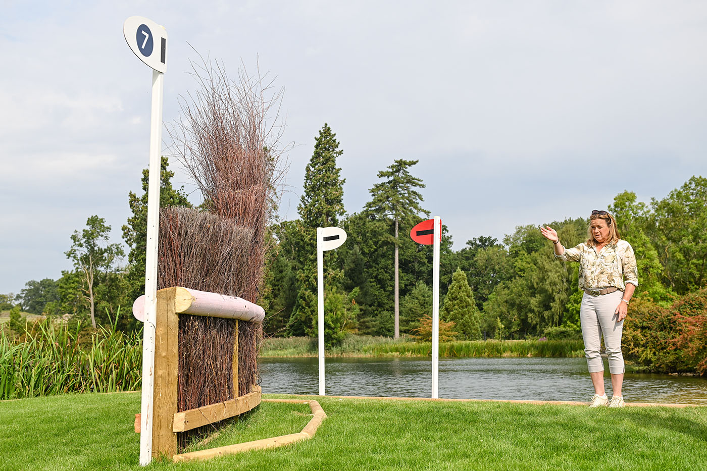 Burghley Horse Trials cross-country course: fence 7