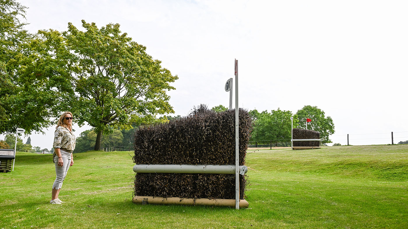 Burghley Horse Trials cross-country course: fences 21-22