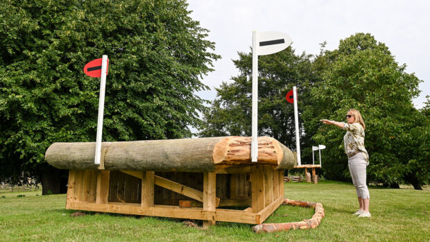 Burghley Horse Trials cross-country course 2025: fence 9