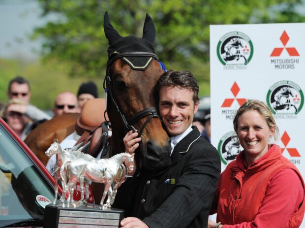 Paul Tapner and Inonothing after their 2010 Badminton win