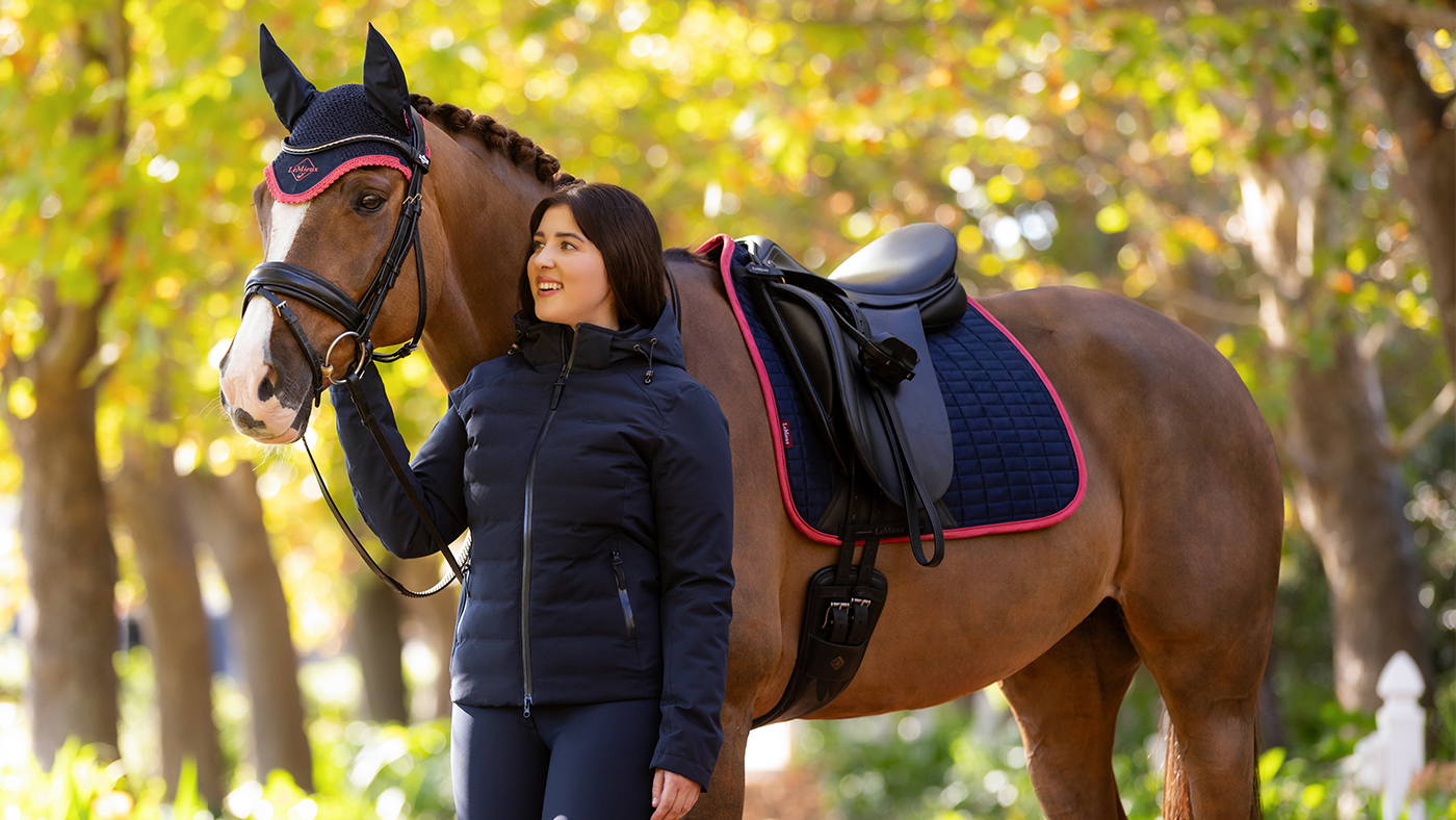 LeMieux AW25 Navy/cranberry