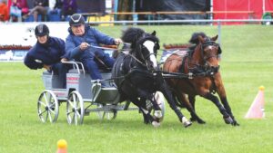 Jeff Osborne competing in driving class