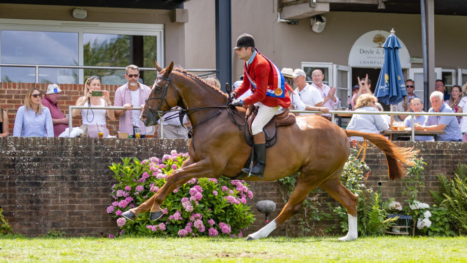 Craig Kiddier and Mulberry Lane give one of several cracking gallops spotted at the 2025 Royal International