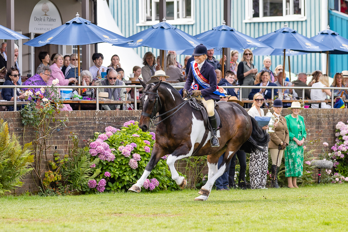 Danielle Heath and Mr Vincent proved cobs may be sturdy but they don't have to be steady with a cracking gallop at the 2025 Royal International