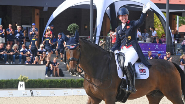 Becky Moody and Jagerbomb at European Dressage Championships