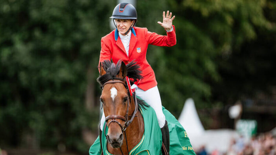 Laura Kraut and Bisquetta win the Dublin grand prix 2025.
