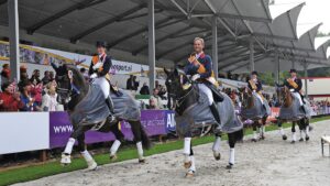 British dressage team at the 2011 European Championships