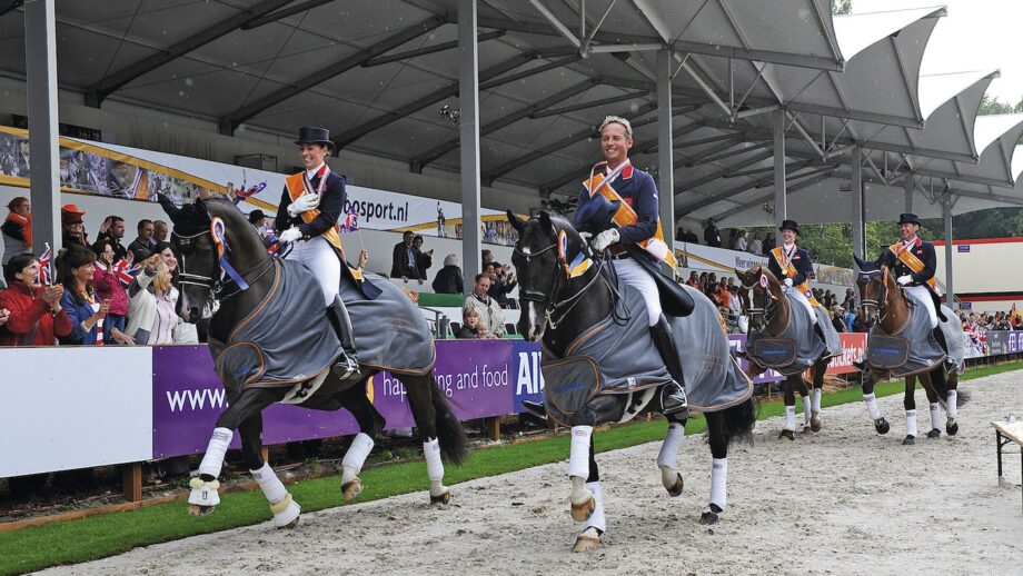 British dressage team at the 2011 European Championships