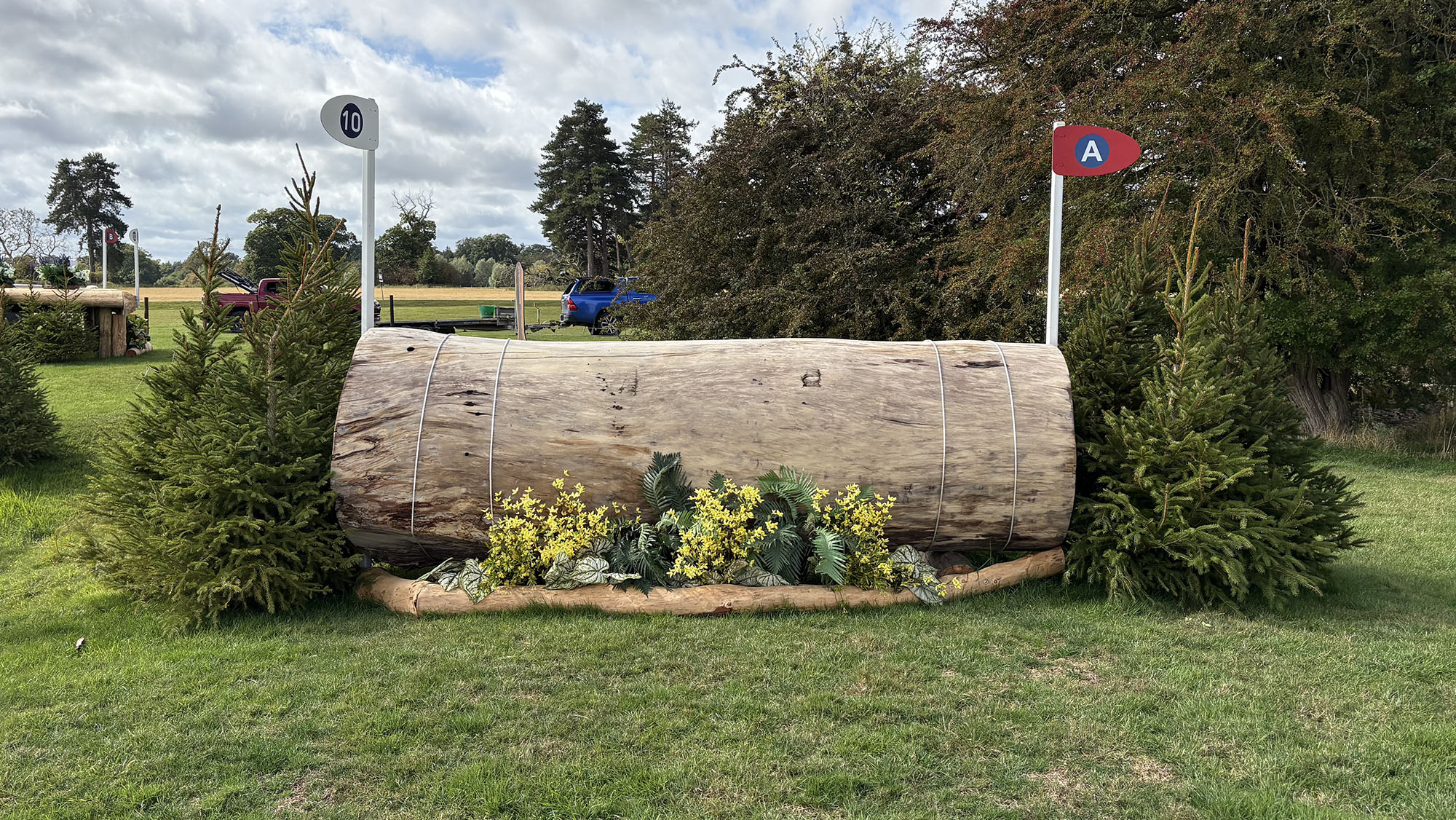 Burghley Horse Trials cross-country course 2025 fence 10a