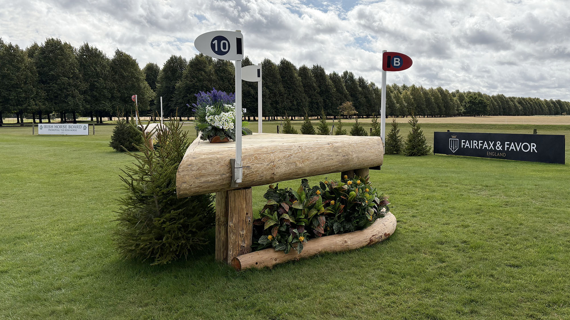 Burghley Horse Trials cross-country course 2025 fence 10b