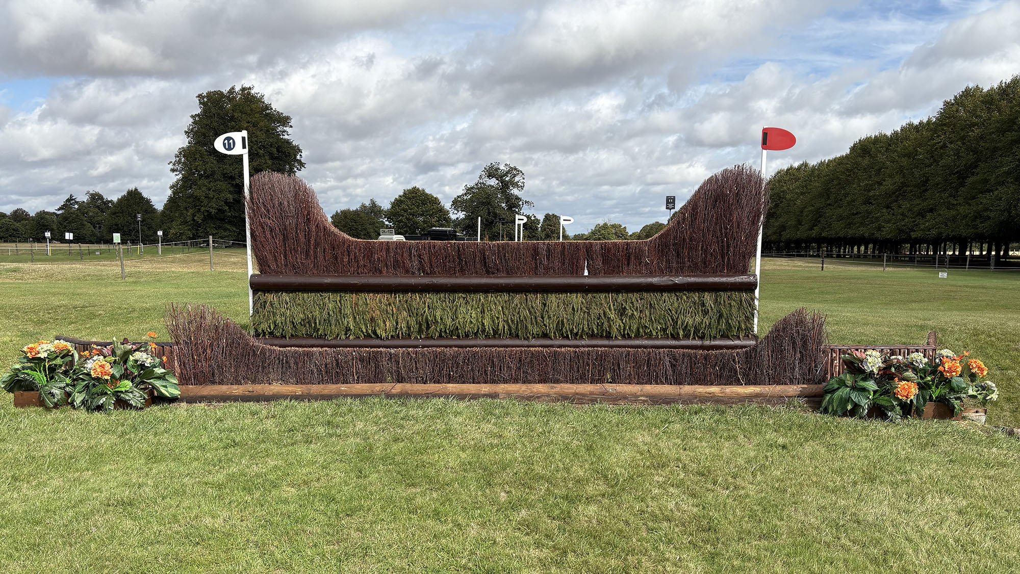 Burghley Horse Trials cross-country course 2025 fence 11