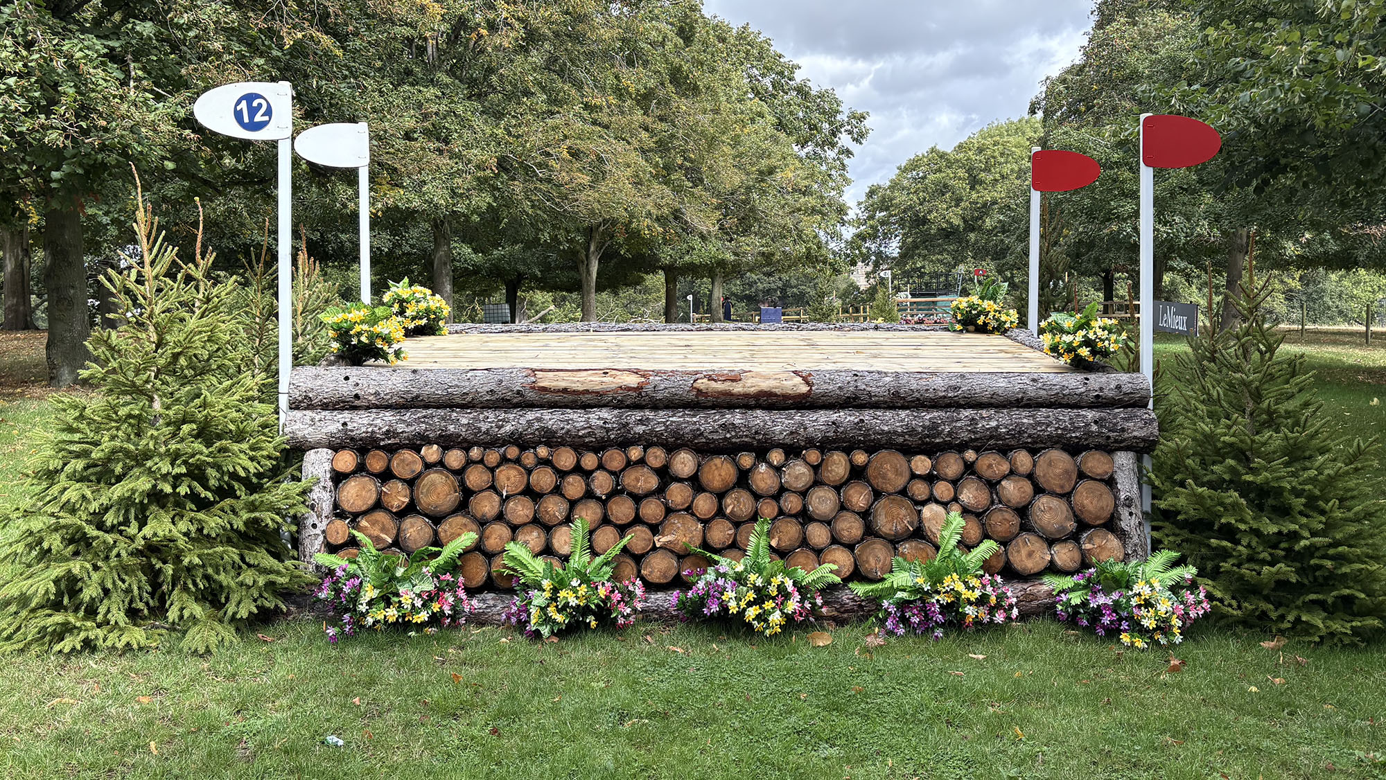 Burghley Horse Trials cross-country course 2025 fence 12