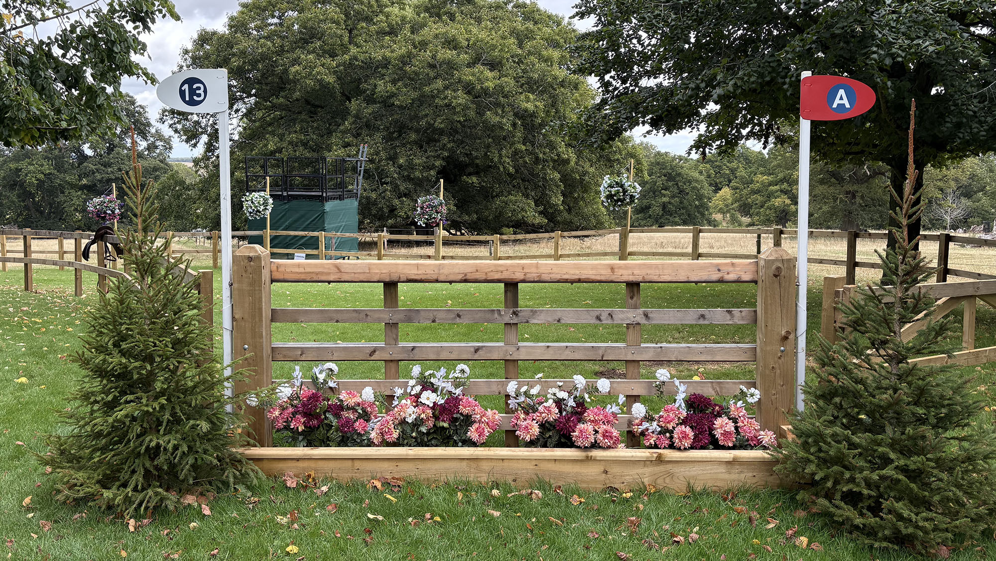 Burghley Horse Trials cross-country course 2025 fence 13a