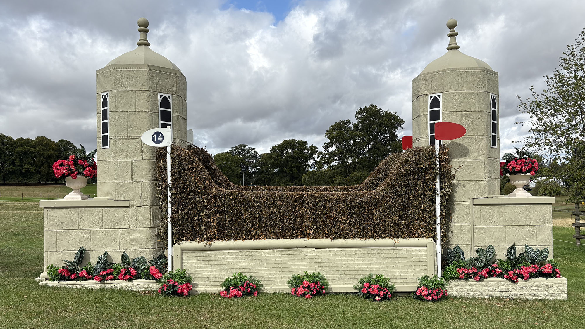 Burghley Horse Trials cross-country course 2025 fence 14