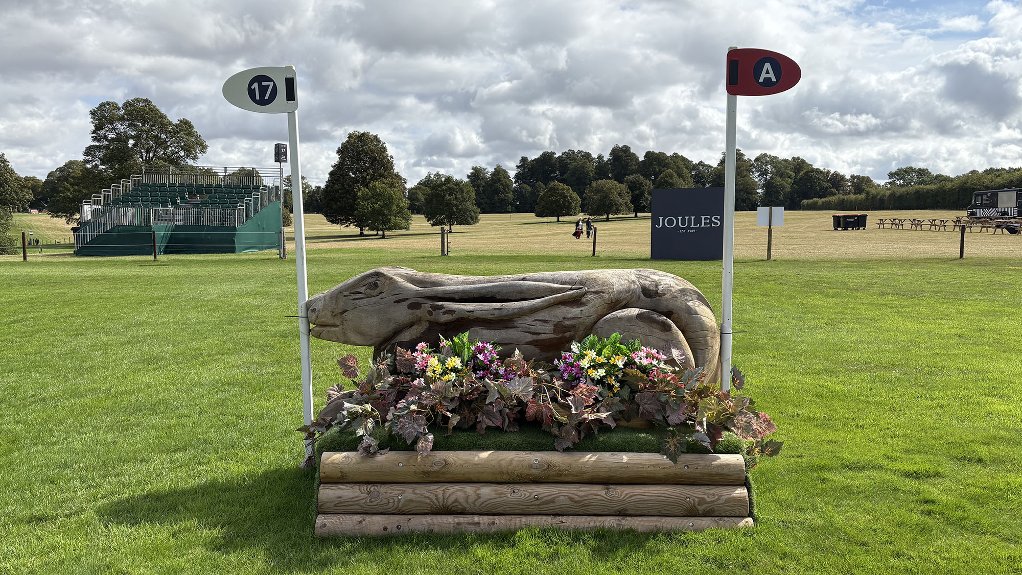 Burghley Horse Trials cross-country course 2025 fence 17a alternative