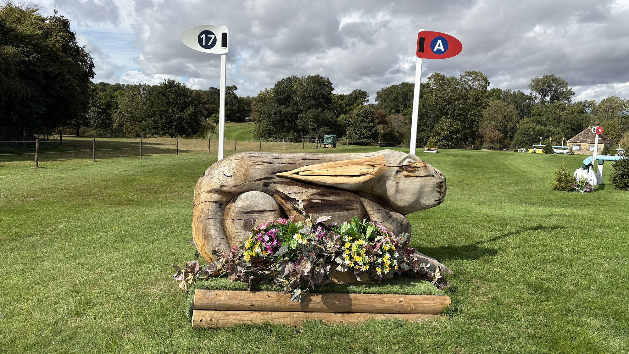 Burghley Horse Trials cross-country course 2025 fence 17a