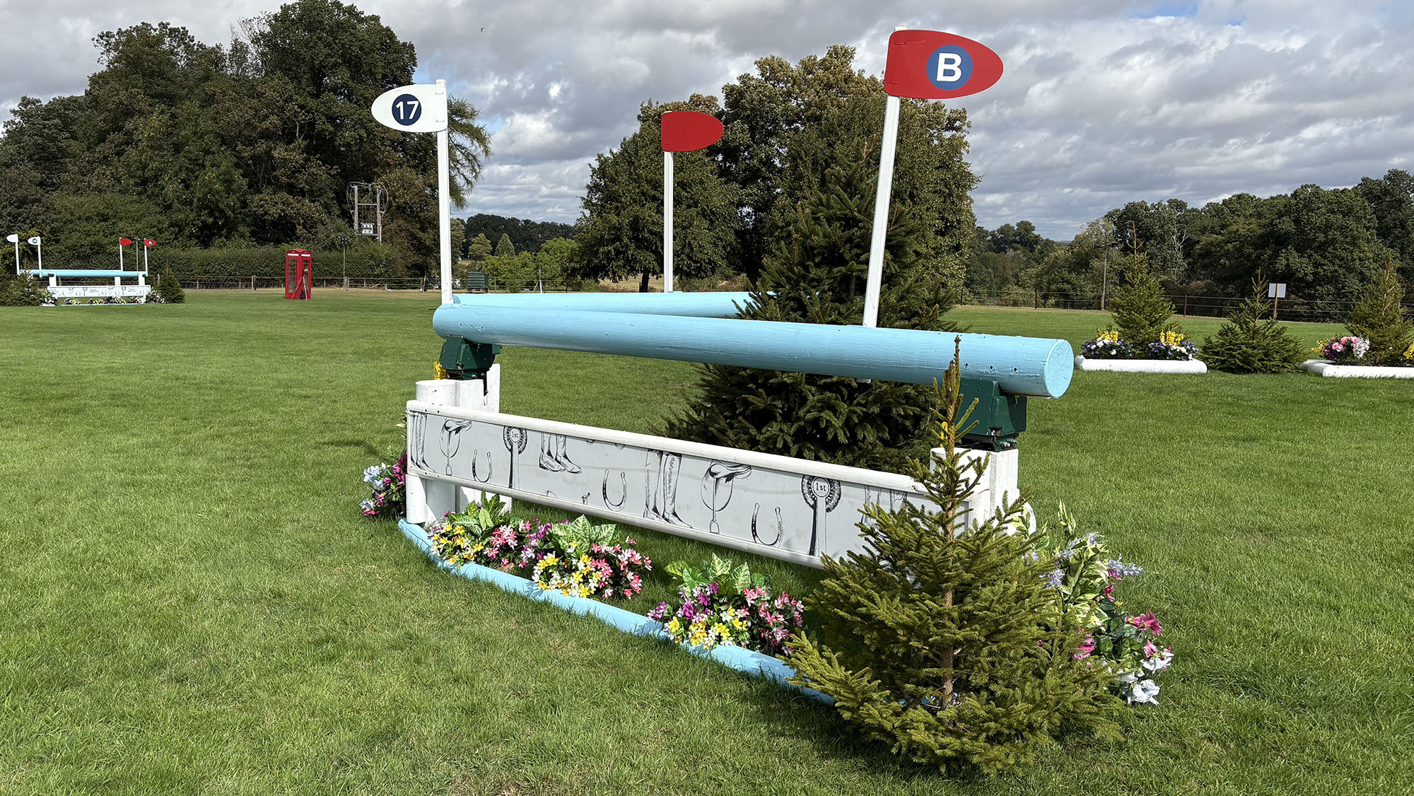 Burghley Horse Trials cross-country course 2025 fence 17b