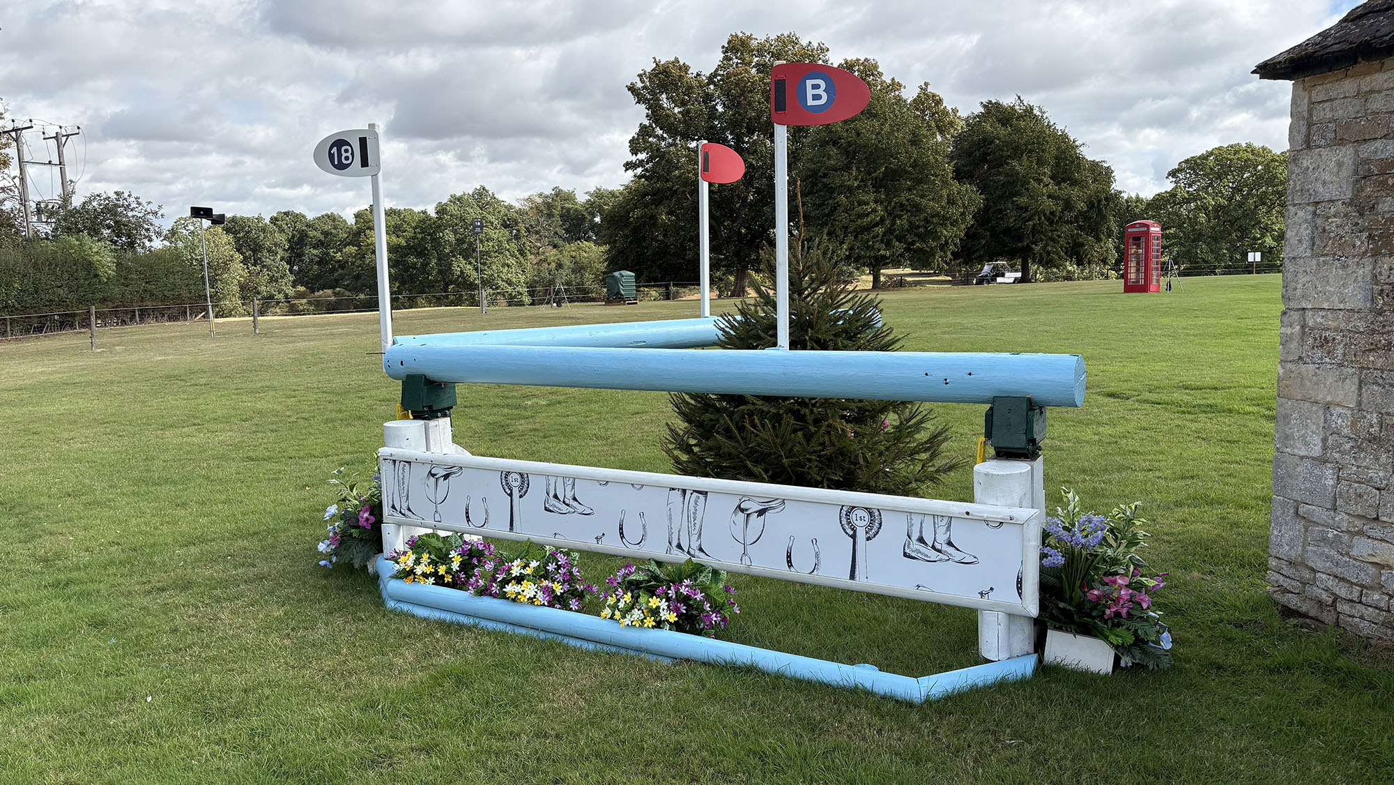 Burghley Horse Trials cross-country course 2025 fence 18b alternative