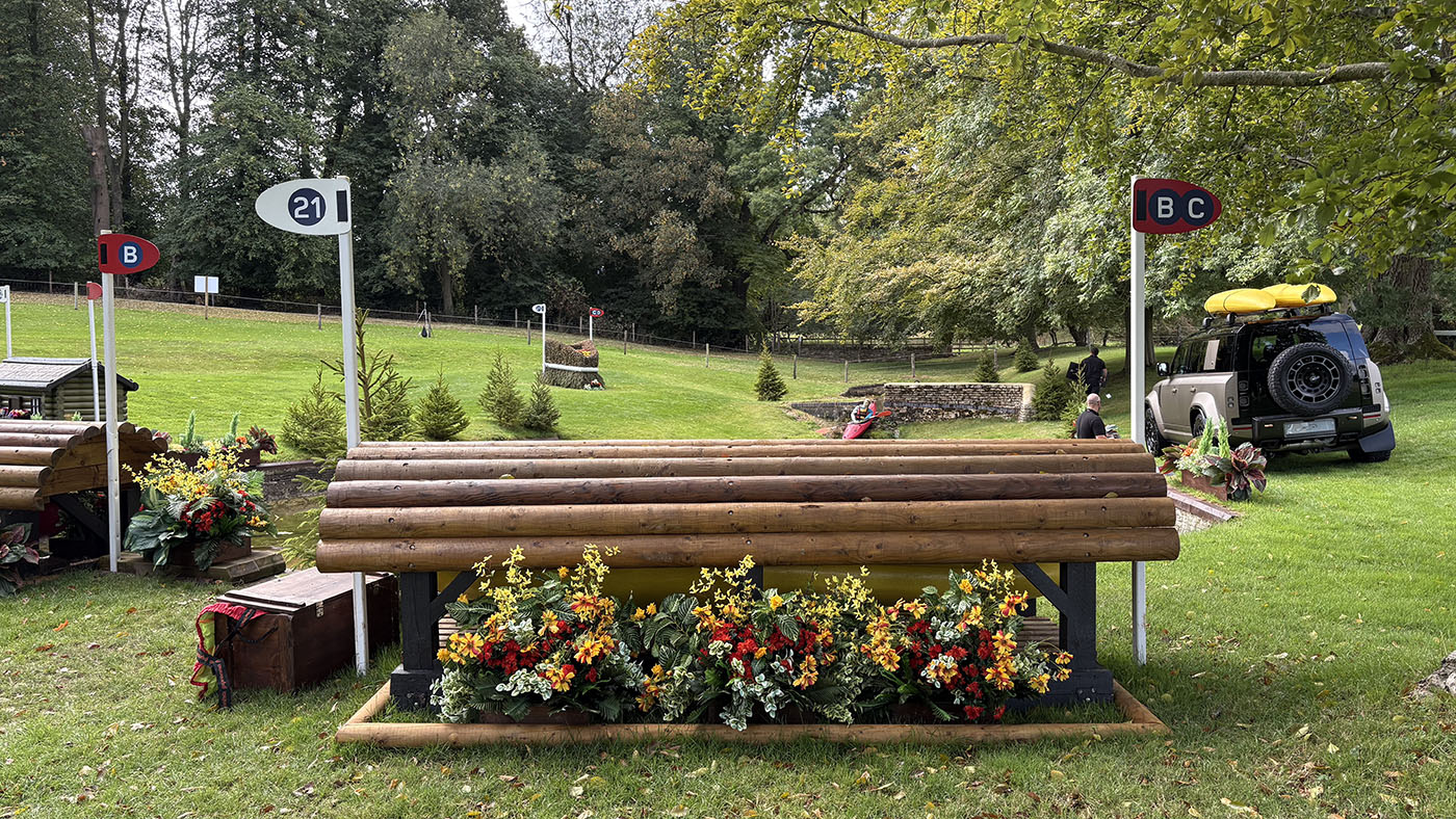 Burghley Horse Trials cross-country course 2025 fence 21bc alternative route