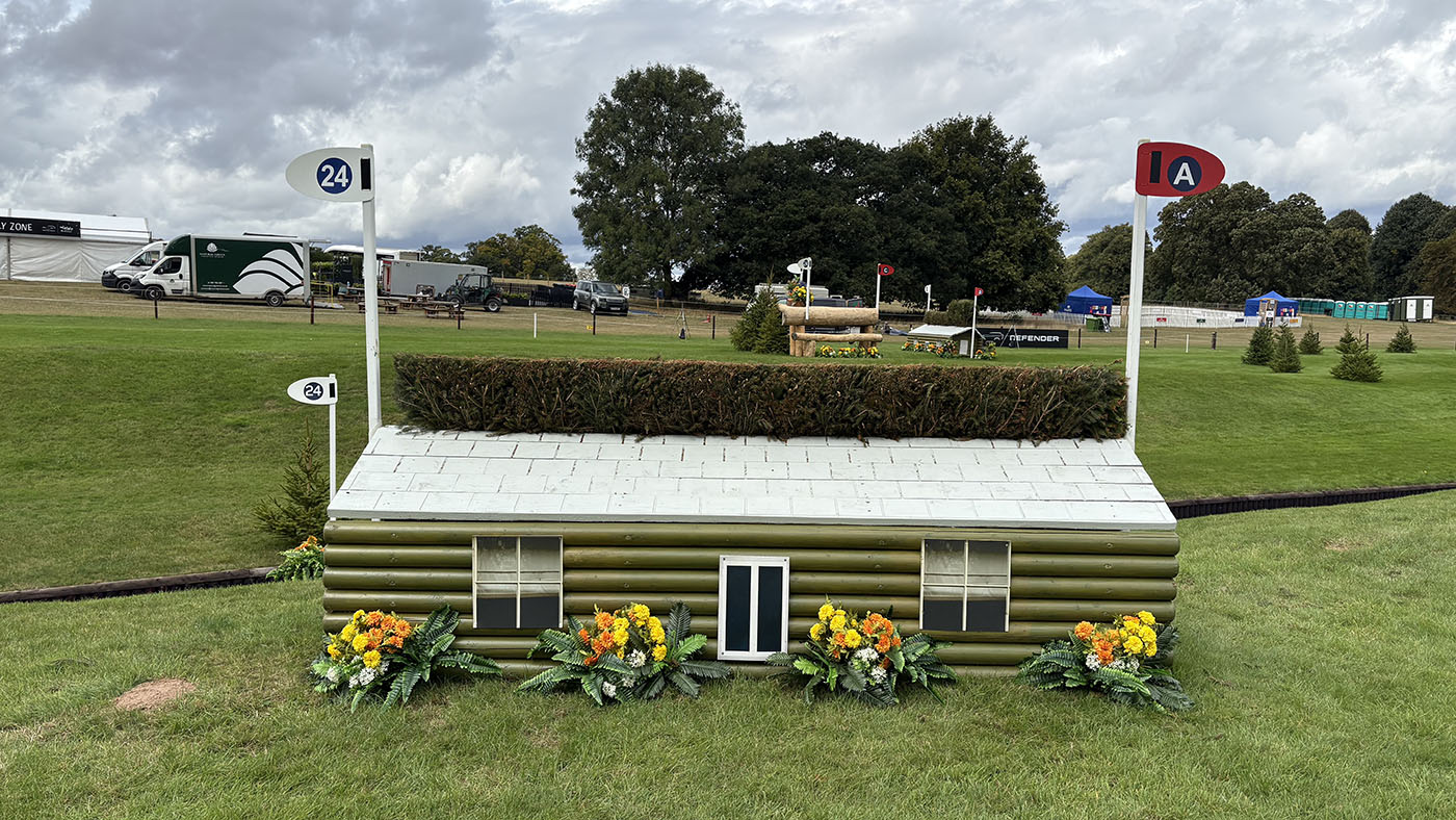Burghley Horse Trials cross-country course 2025 fence 24a