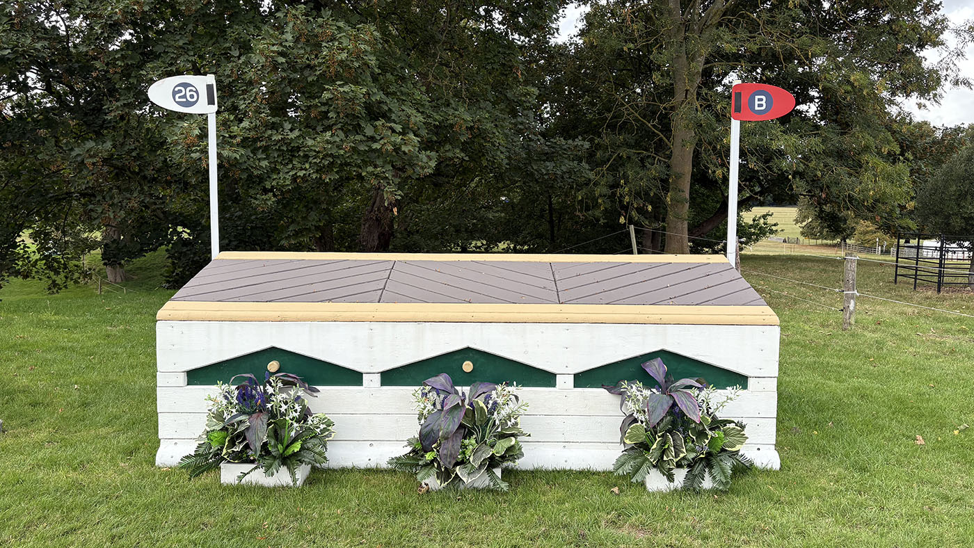 Burghley Horse Trials cross-country course 2025 fence 26b alternative