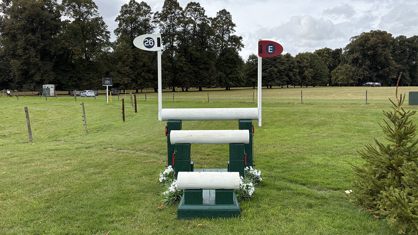 Burghley Horse Trials cross-country course 2025 fence 27e alternative