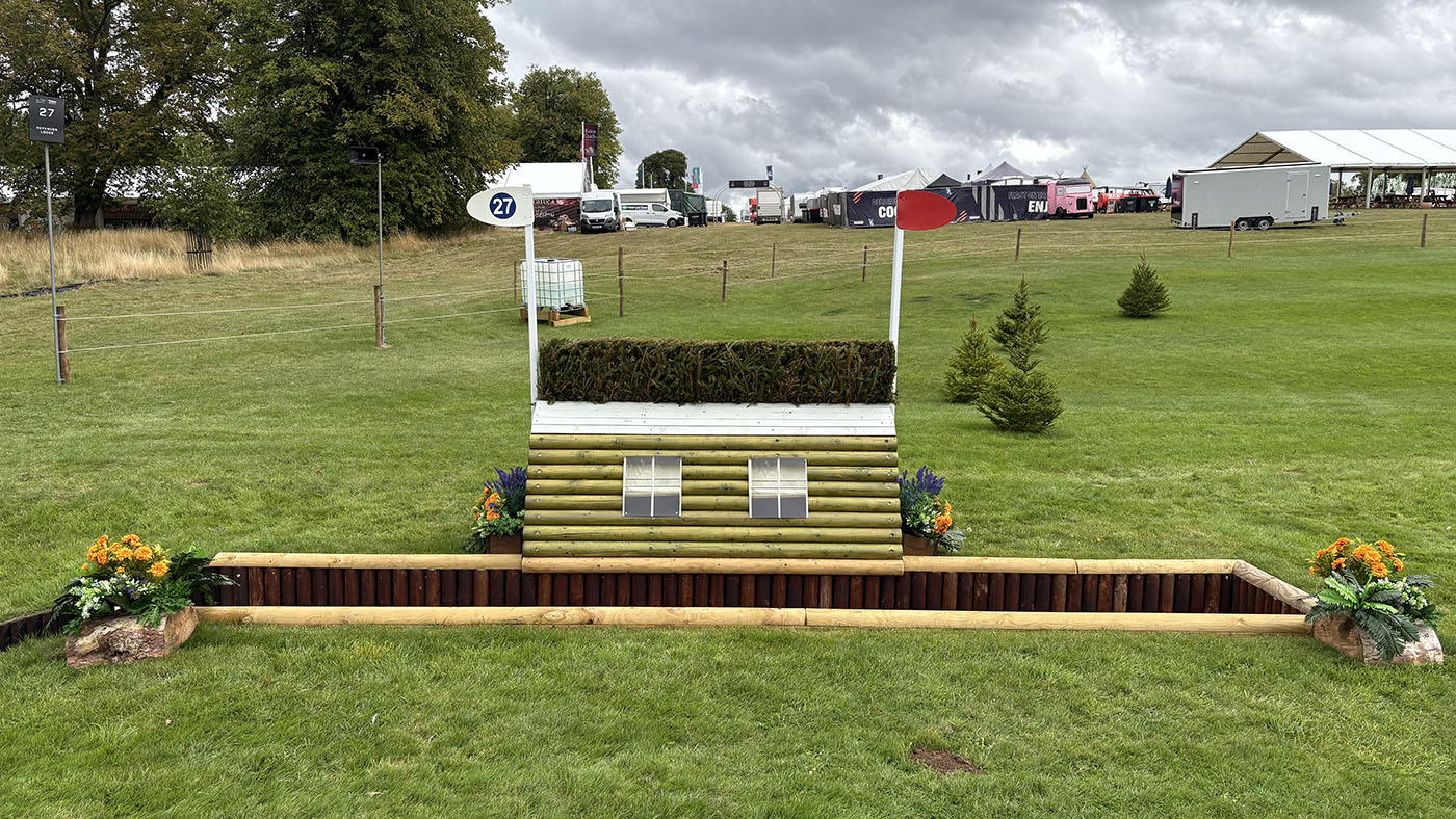 Burghley Horse Trials cross-country course 2025 fence 27