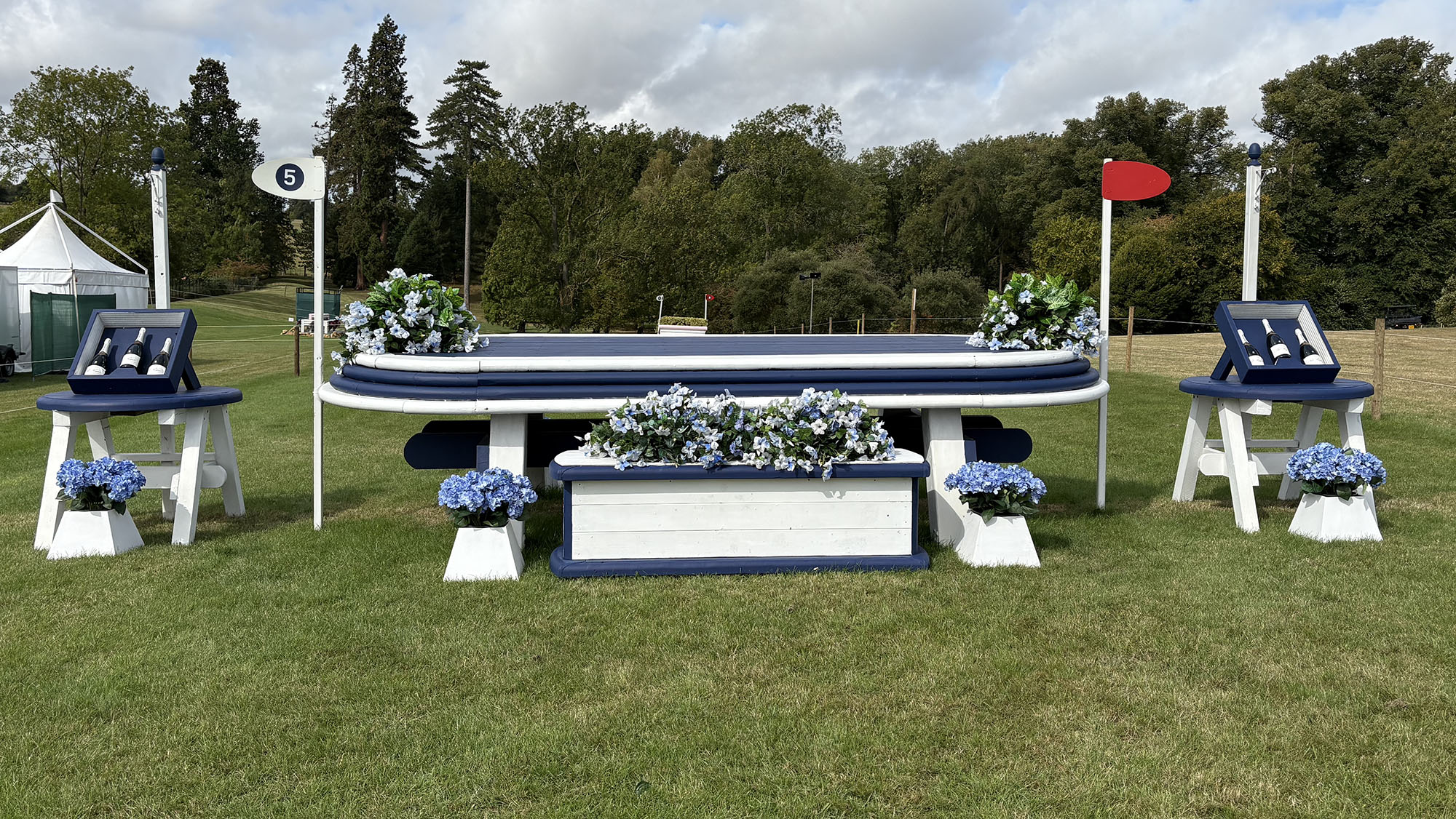 Burghley Horse Trials cross-country course 2025 fence 5